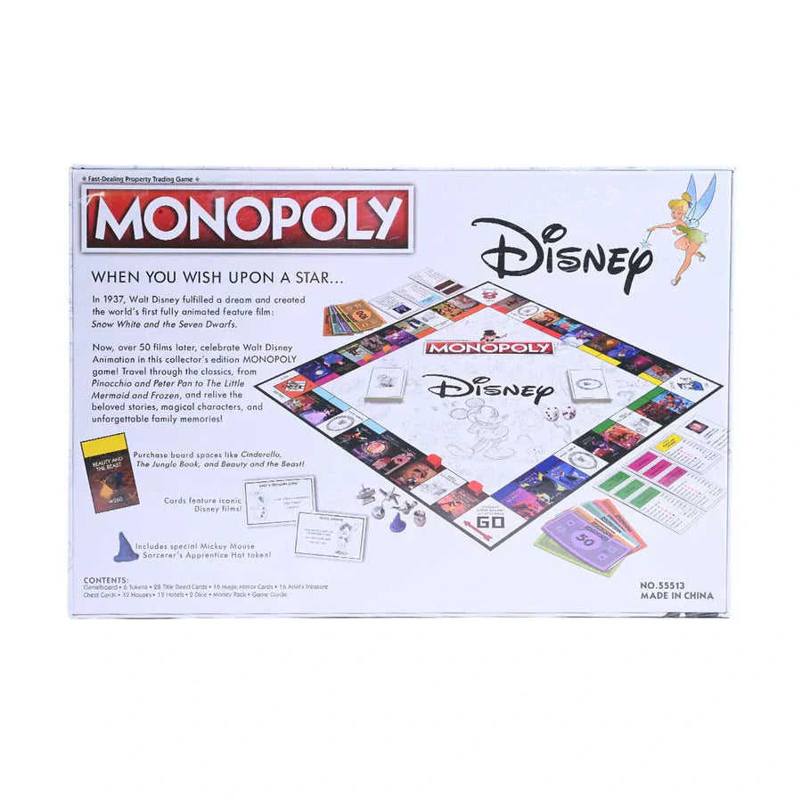 MONOPOLY: Disney Animation Collector's Edition Property Trading Game