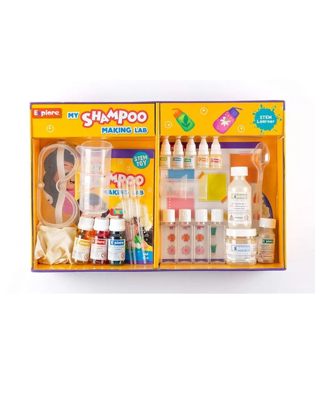 Eksploe My Shampoo Making Lab 13034 – DIY STEM Shampoo Making Kit for Kids