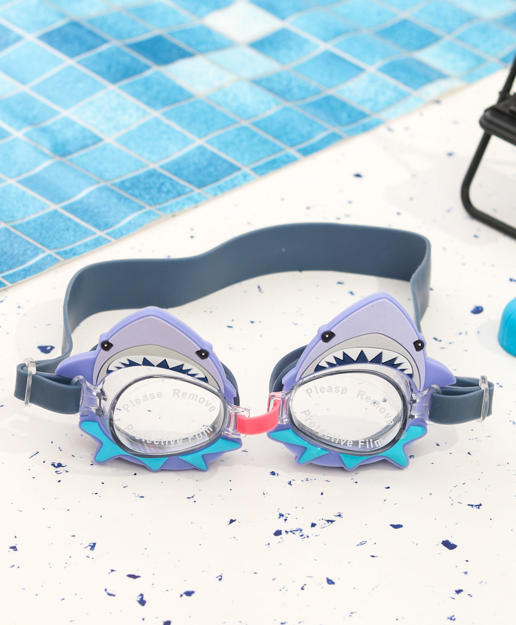 Silicon Unique Shark Face Swimming Goggles