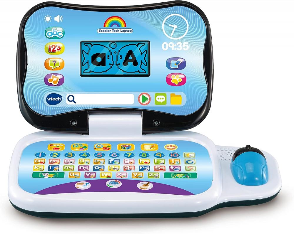 Vtech Toddler Tech Kids Laptop – Black & White