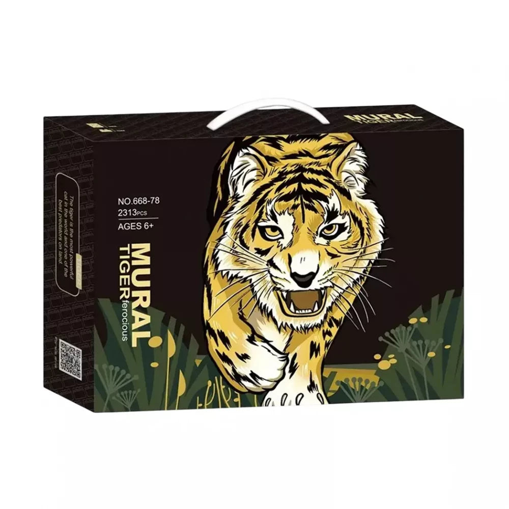 Tiger Mural Lego 2313 Pieces