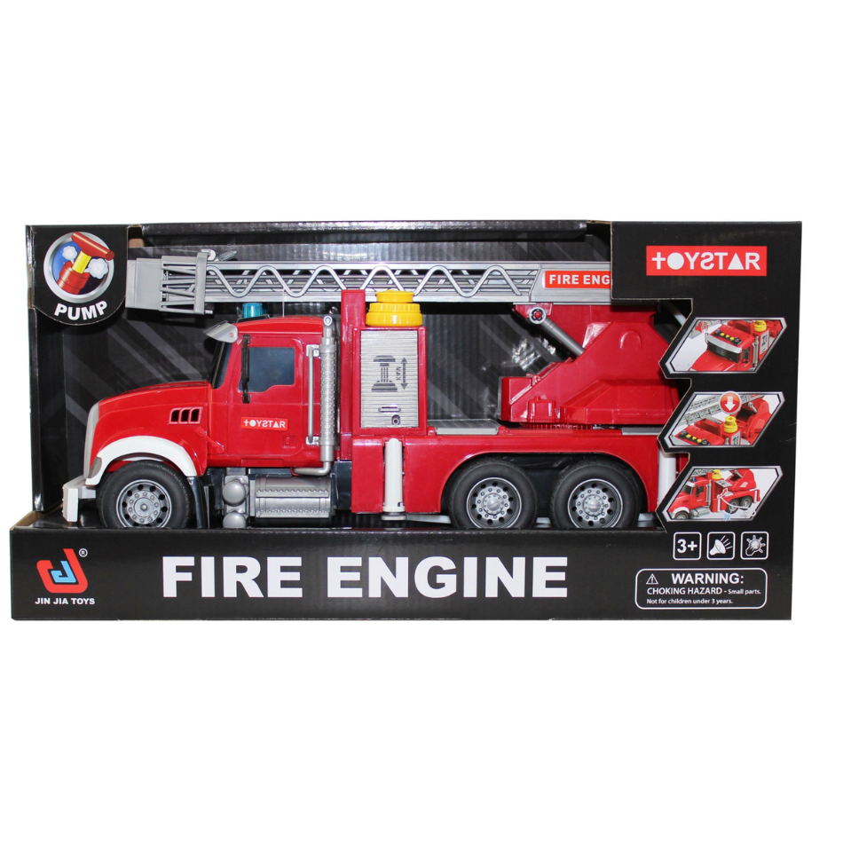 Fire Truck With Sound, Light, Pump, Spray (36cm Long)