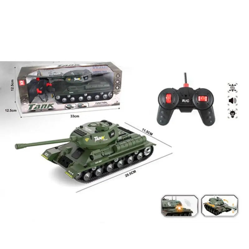 RC Tank – Remote Control Tank with Lights & Sounds