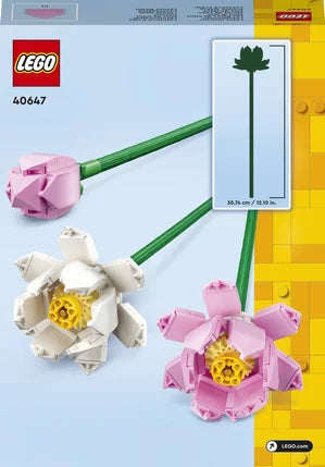 LEGO Lotus Flowers 40647 – Botanical Collection Flower Building Set | 220 Pieces