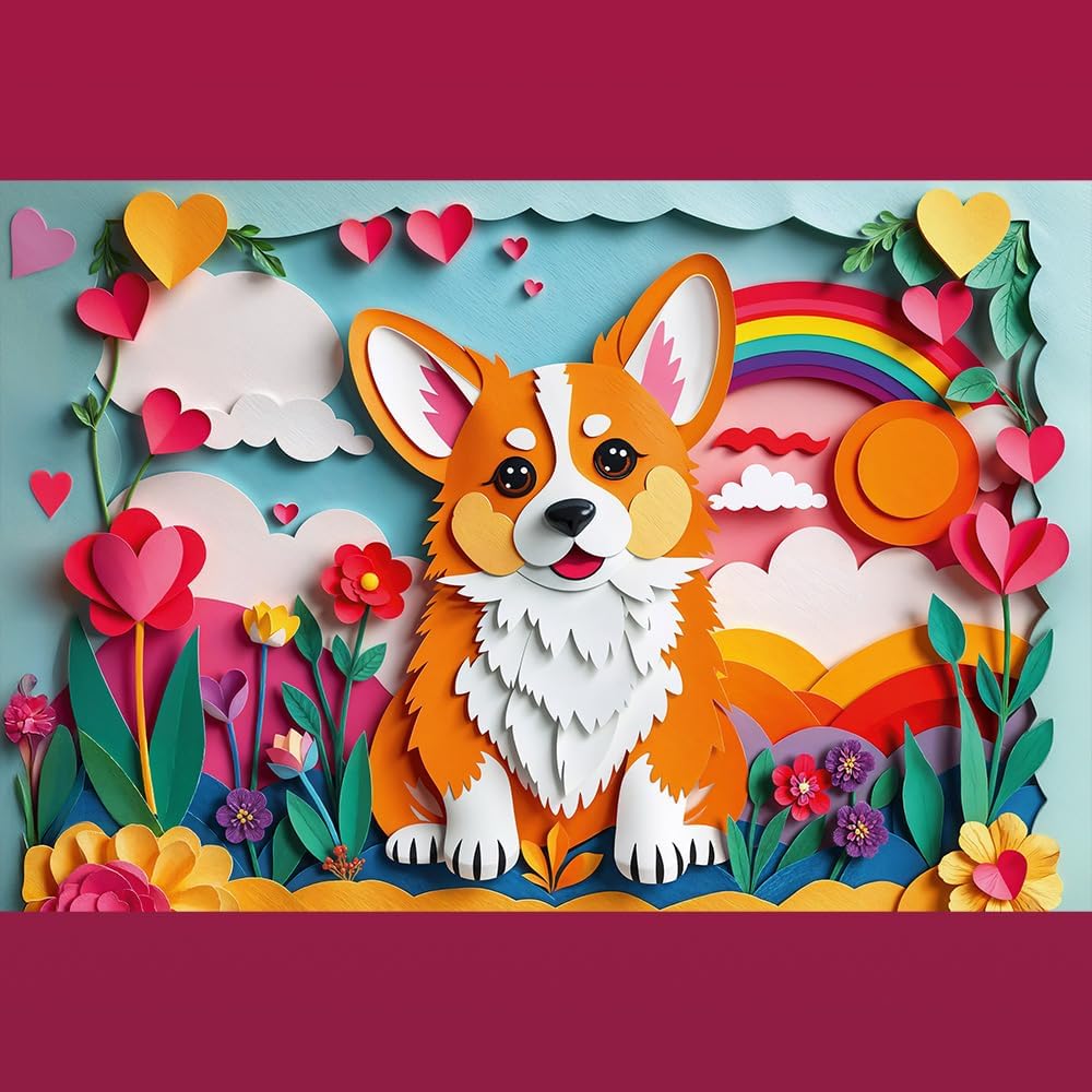 Trefl 3D Paper Art Little Dog Puzzle 40050 – 160 Pieces