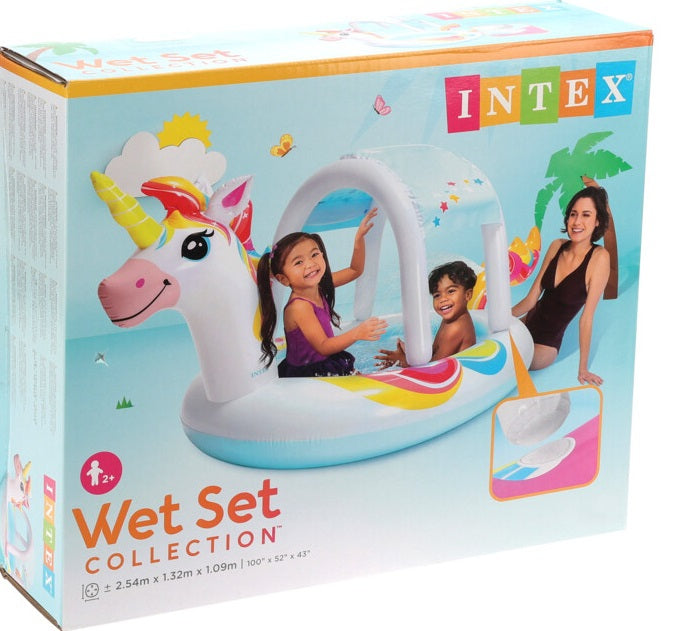 Intex Unicorn Spray Pool 2.54 x 1.32 x 1.09m