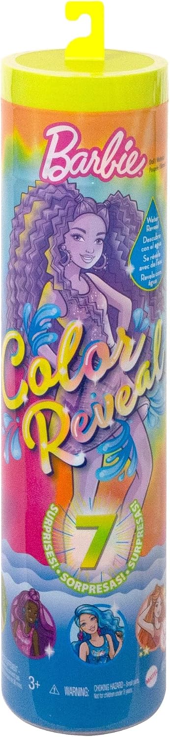 Barbie Color Reveal Tie-Dye Doll HDN72 – 7 Surprises