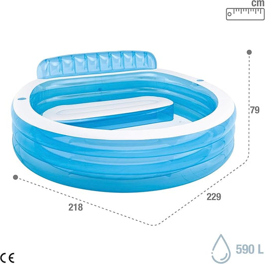 Intex Swim center Family Lounge 229 x 218 x 79cm