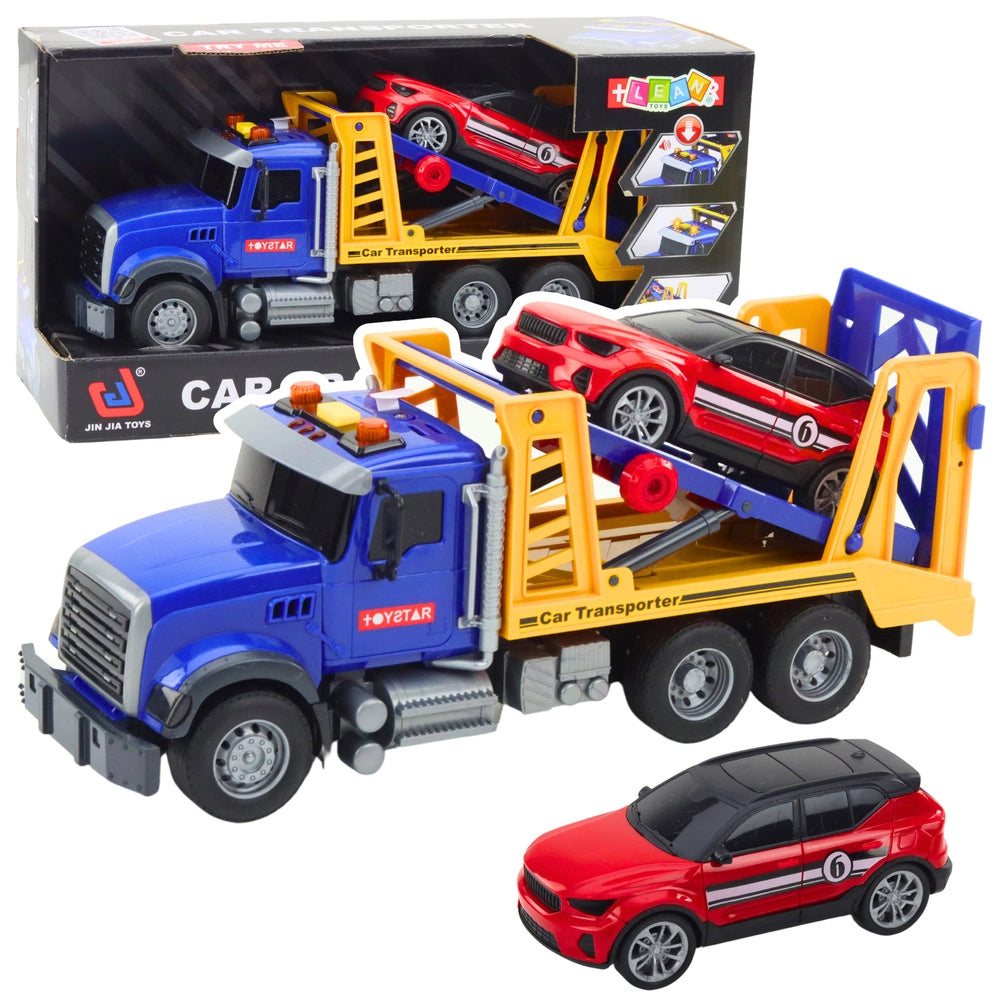 Van Car Transporter with Lights and Sounds