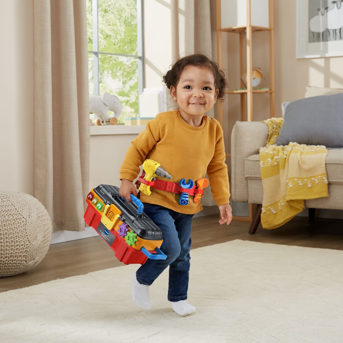 VTech Drill & Learn Toolbox Pro 80-550905 – Interactive Tool Set