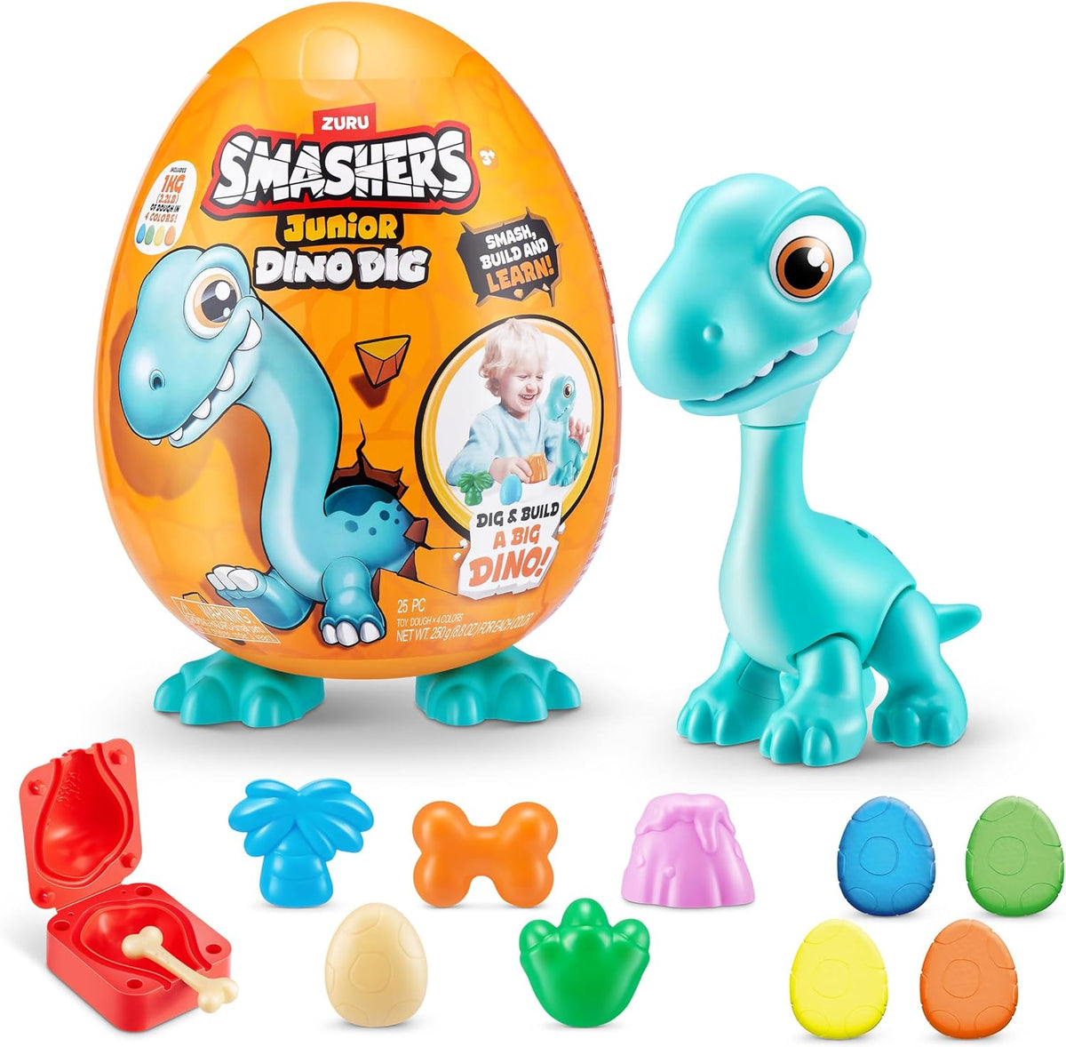 ZURU Smashers Junior Dino Dig Large Egg 74115