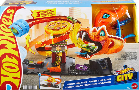 Hot Wheels City Pizza Slam Cobra Attack HTN81