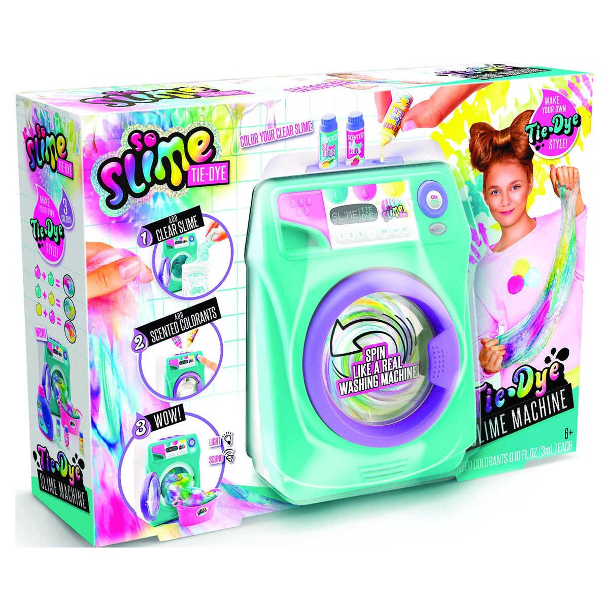 So Slime DIY Tie-Dye Slime Maker Machine – Premade Slime Kit