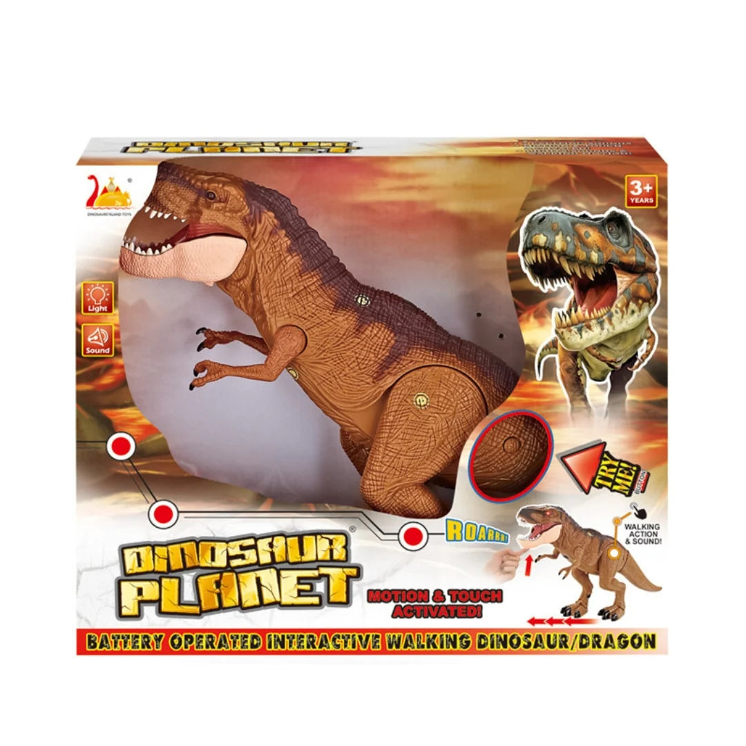 Interactive T-Rex Dinosaur – Walking, Roaring & Lights