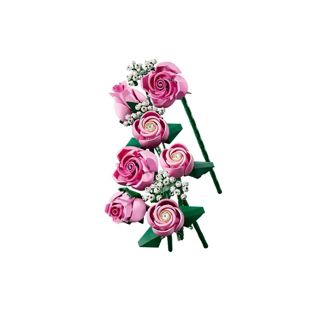 LEGO Botanicals Bouquet of Pink Roses 10374 – Flower Building Set, 789 Pieces