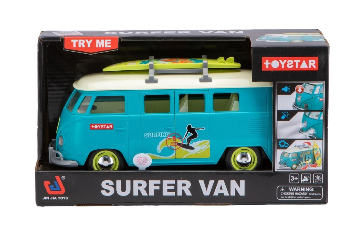 Surfing Retro Van