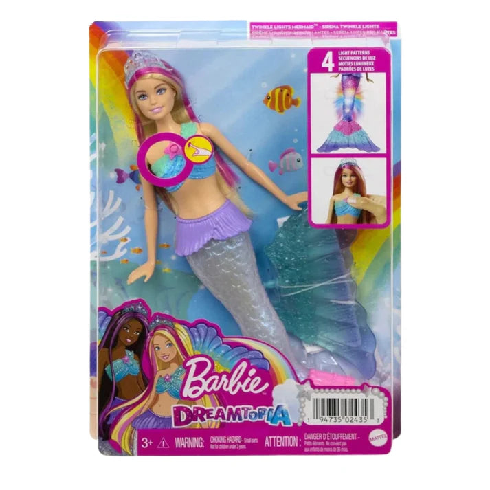Barbie Dreamtopia Twinkle Lights Mermaid HDJ36 – Light-Up Mermaid Doll