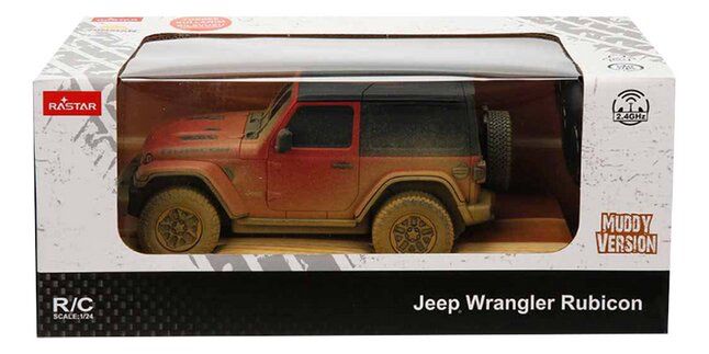Rastar JEEP Wrangler Rubicon-Muddy 1:24 RC Car