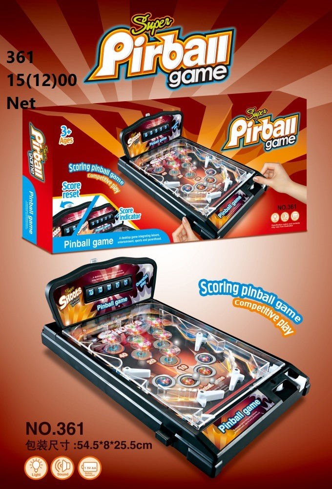 Tabletop Pinball Machine — Mini Pinball Game with Built-in Score