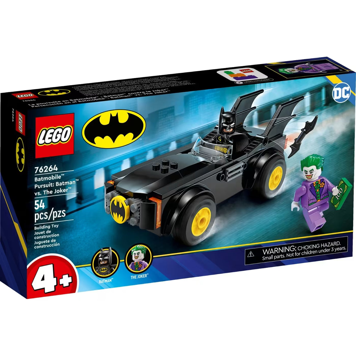 LEGO DC Batmobile Pursuit: Batman vs. The Joker 76264 | 54 Pieces