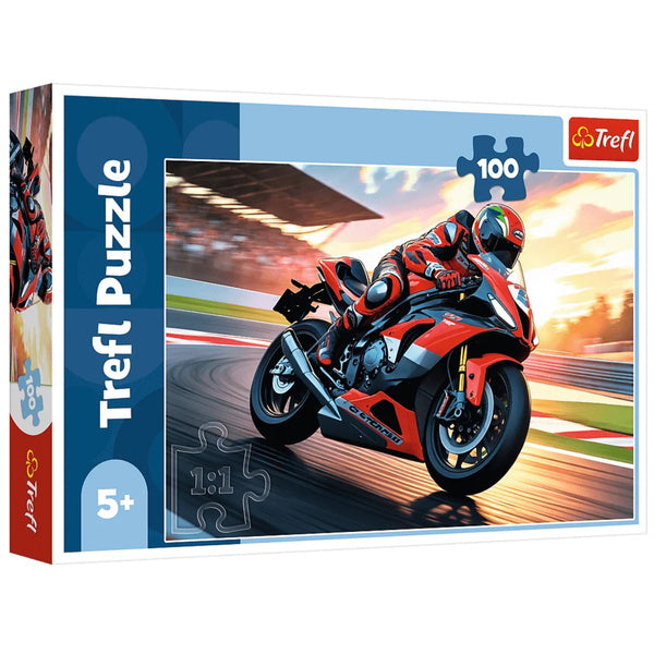 Trefl Fast Motorcycle Puzzle 100 Pieces