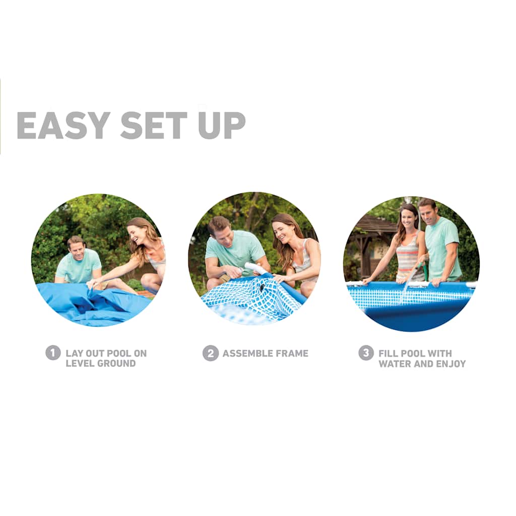 Intex Swimming Pool Metal Frame 305 x 76 cm