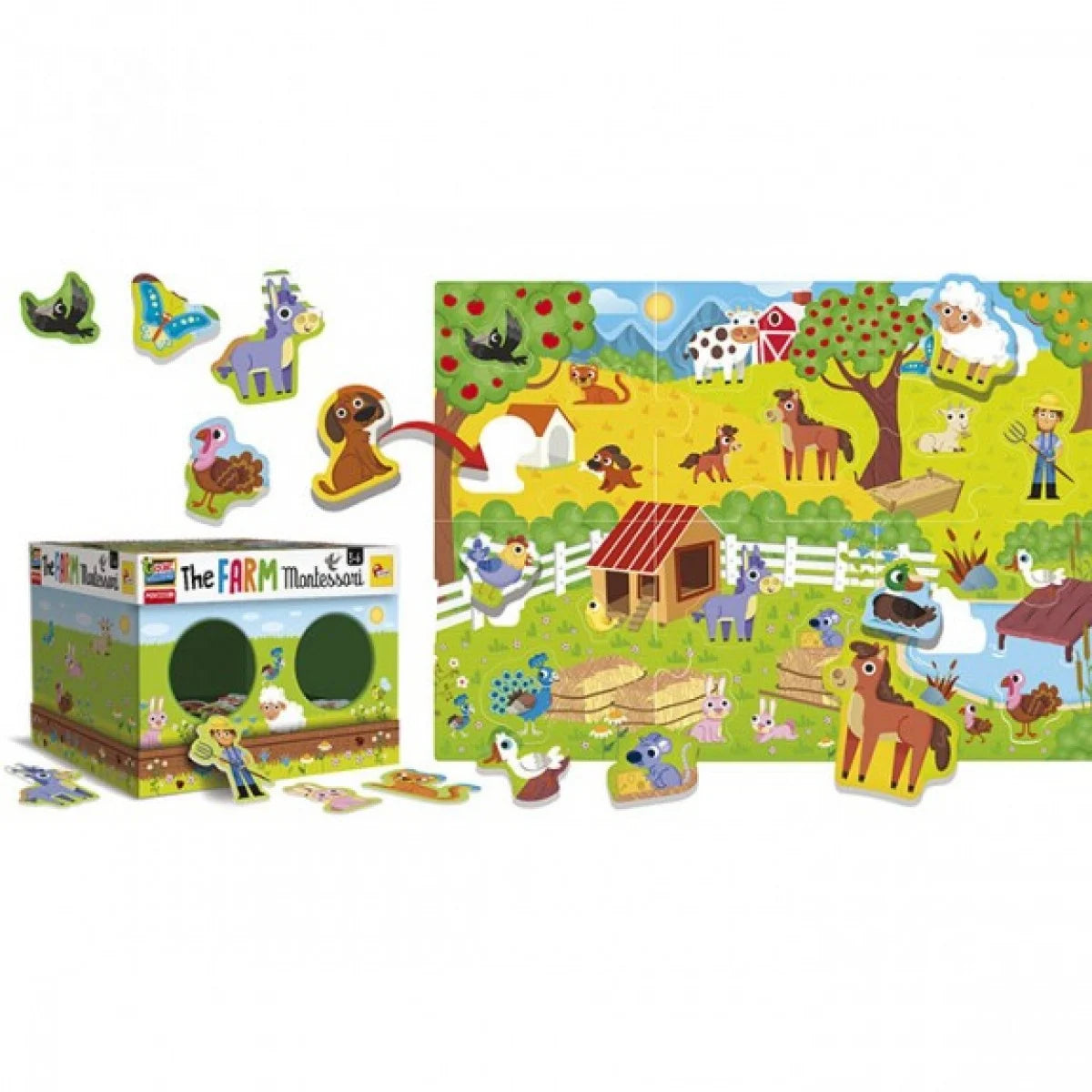 Lisciani Montessori The Farm Puzzle