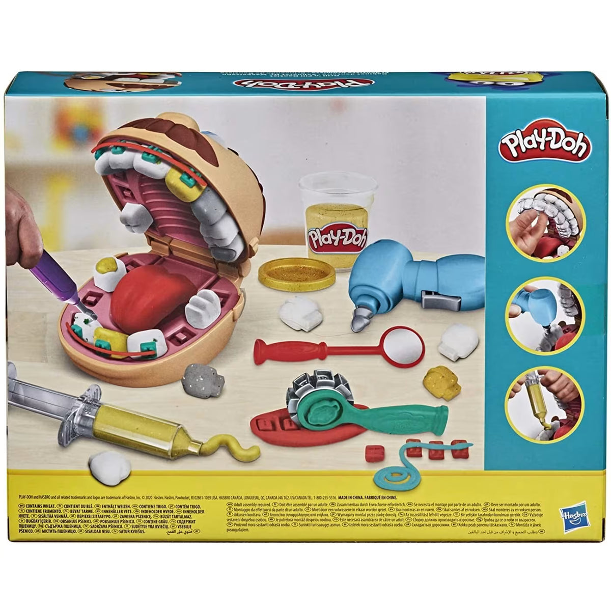 Play-Doh Drill ’n Fill Dentist Playset F1259 – 6 Cans