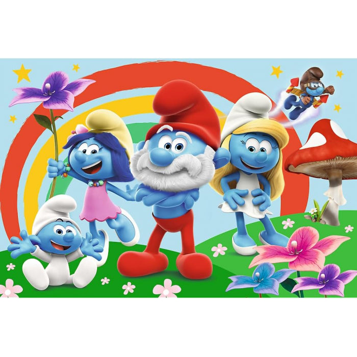 Trefl Puzzle 2 in 1 The Smurfs 30 to 48 Pieces