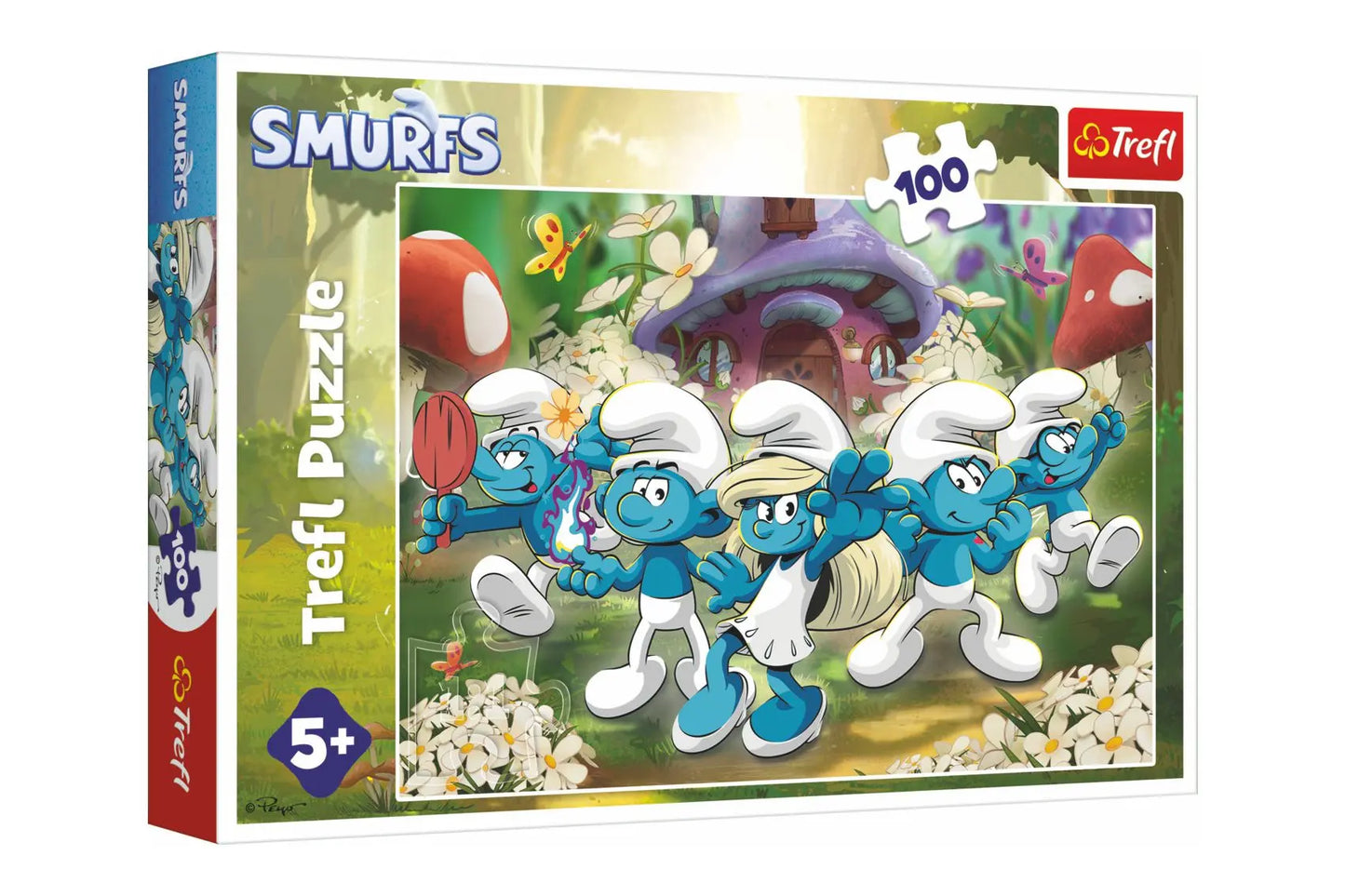 Trefl Meet the Smurfs Puzzle 100 Pieces
