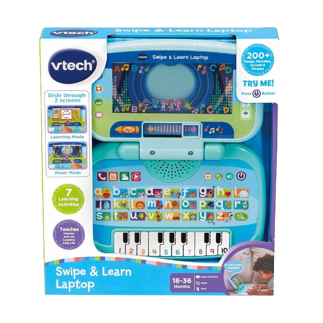 VTech Swipe & Learn Laptop – Interactive Learning Toy