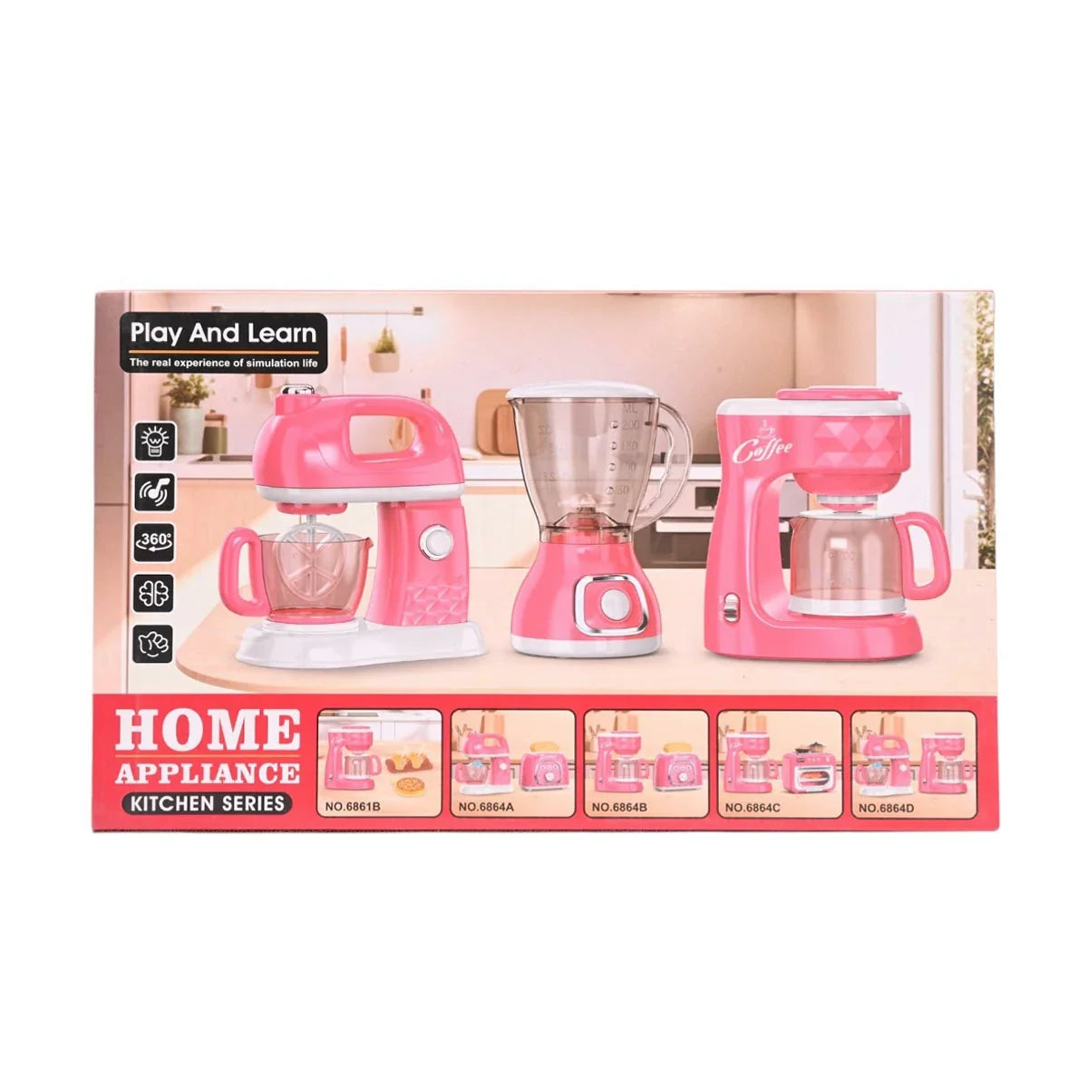Home Appliance Kitchen Series Blender & Mixer Playset