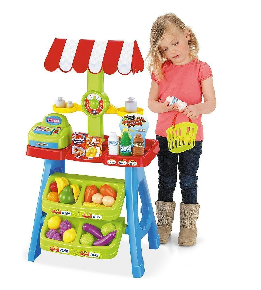 Kids Supermarket Pretend Play Set 70cm
