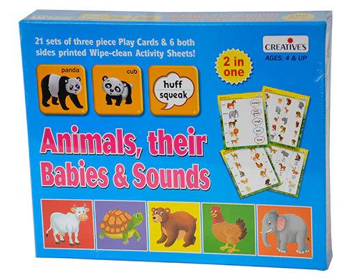 Creatives Animals , Their Babies & Sounds
