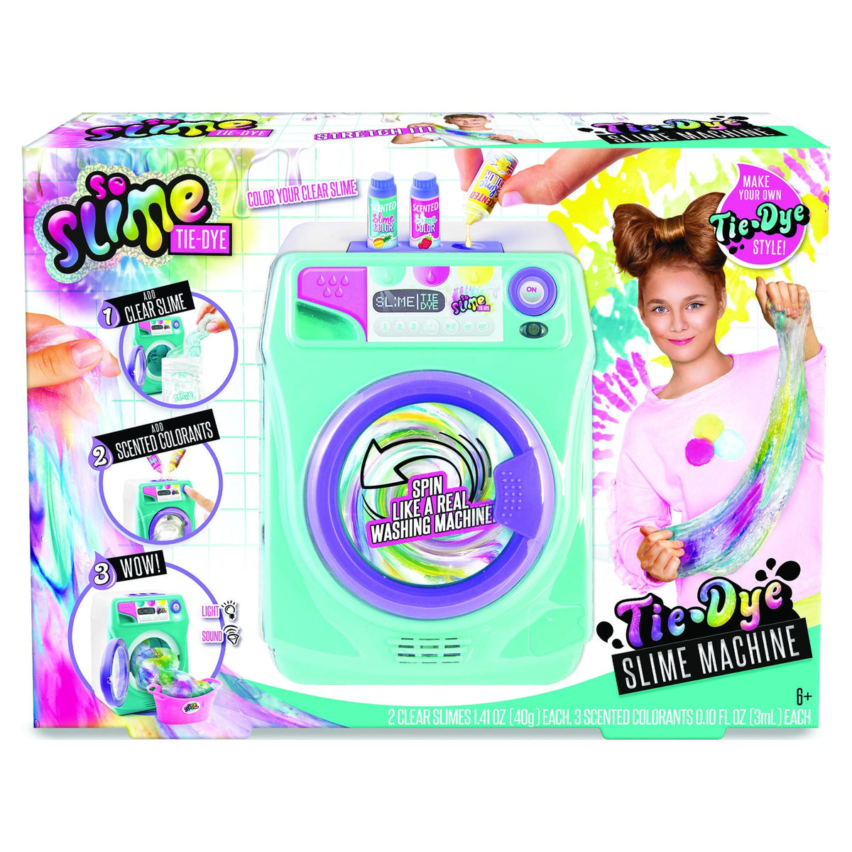 So Slime DIY Tie-Dye Slime Maker Machine – Premade Slime Kit