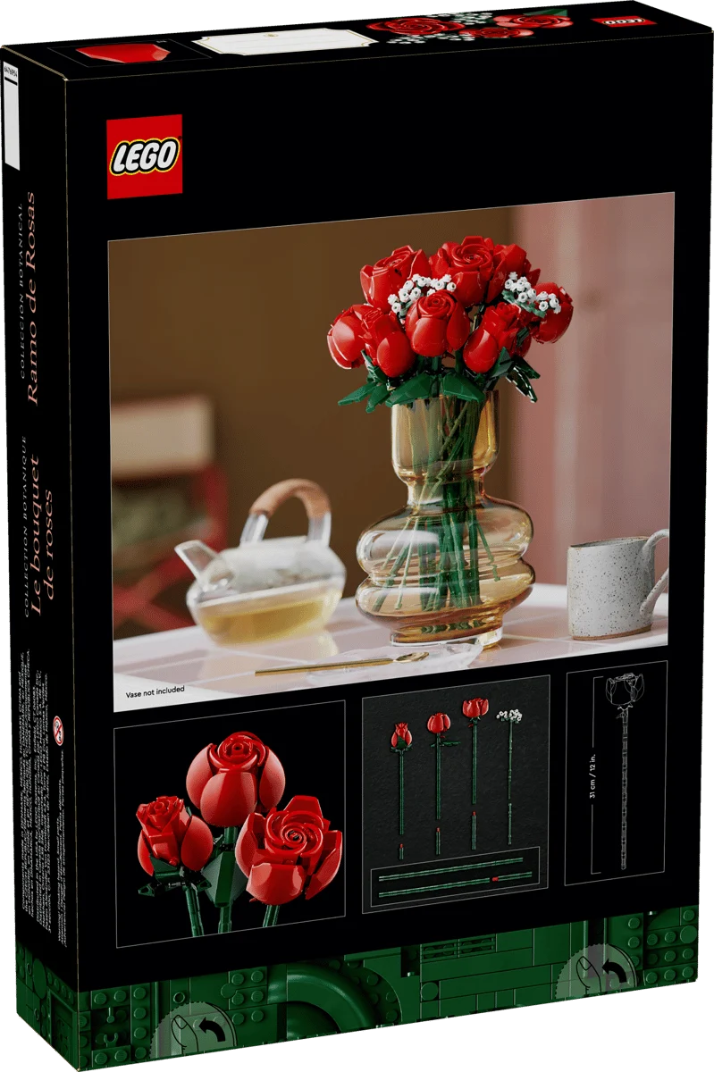 LEGO Icons Bouquet of Roses 10328 | 822 Pieces