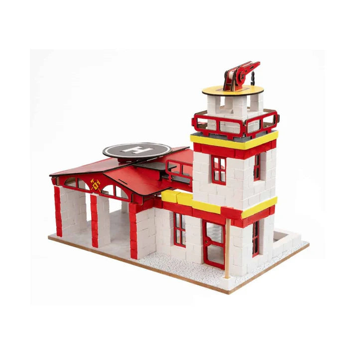 Bildits Fire Department DIY Construction Kit - 303Pieces