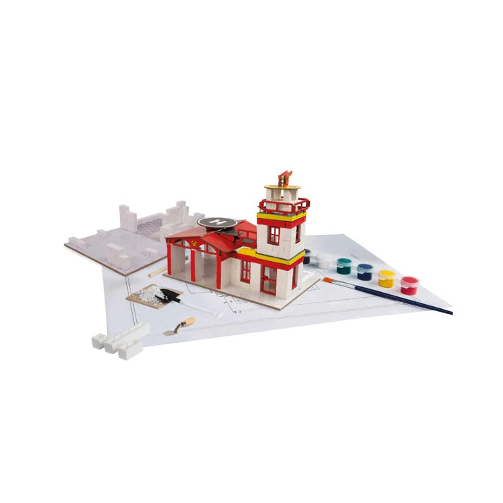 Bildits Fire Department DIY Construction Kit - 303Pieces