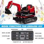 Excavator Bulldozer 360° 24V 10AH Ride-on