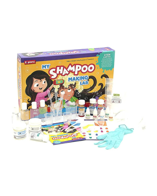 Eksploe My Shampoo Making Lab 13034 – DIY STEM Shampoo Making Kit for Kids
