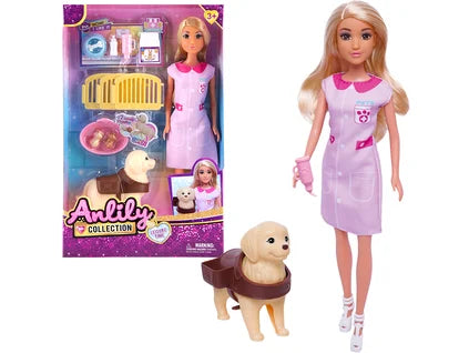 Anlily Fashion Doll – Rainbow Dress