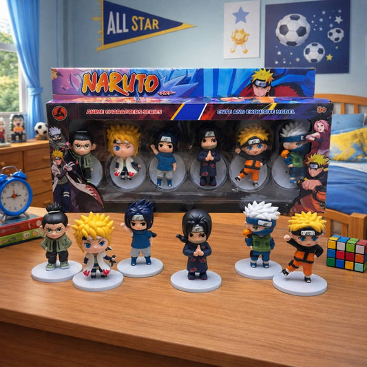 Anime Naruto and other heroes 9 cm 6 pcs