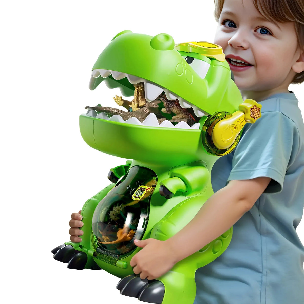 Big Mouth Storage Dinosaur with 28 Dinosaur Figures