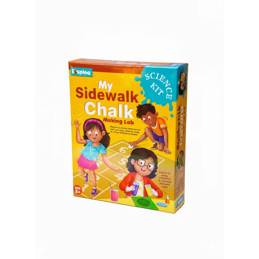 Eksploe My Sidewalk Chalk Making Lab 13076 – DIY STEM Chalk Making Kit for Kids