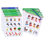 Creatives Brain Boosters 3 Early Learning Wipe Clean Cards Set