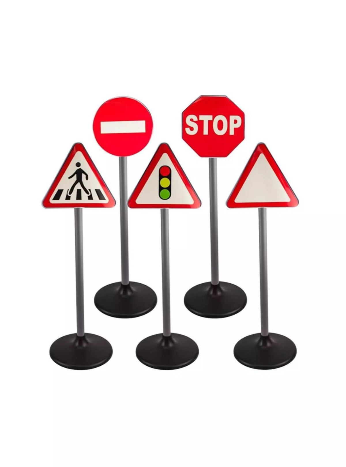 Traffic Signs Set for Children – 5 Pieces, 70 cm
