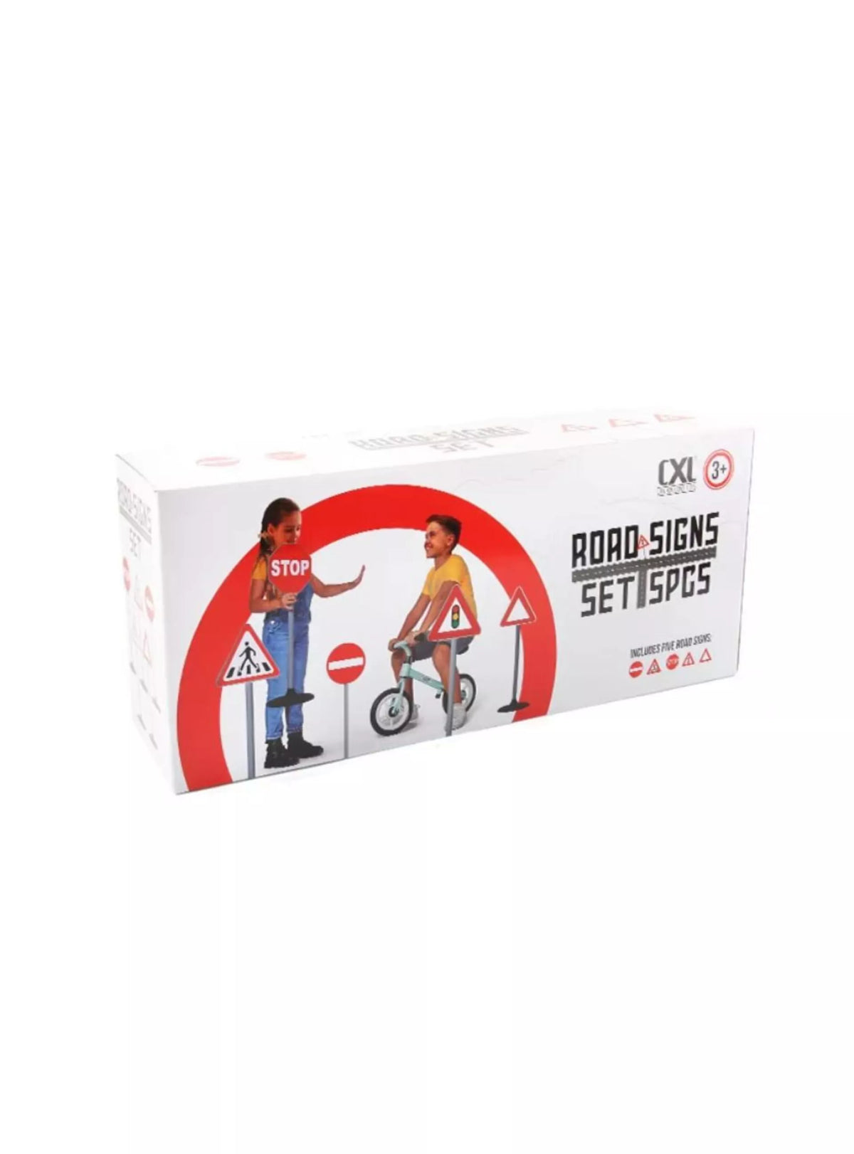 Traffic Signs Set for Children – 5 Pieces, 70 cm