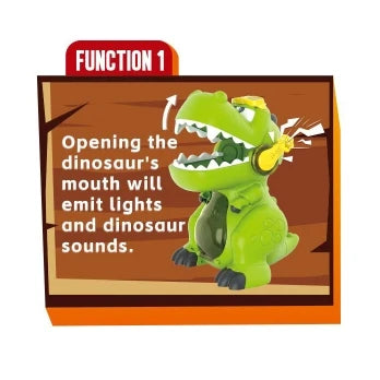 Big Mouth Storage Dinosaur with 28 Dinosaur Figures