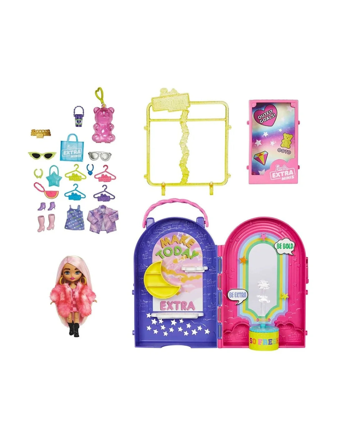 Barbie Extra Minis Boutique HHN15 – Fashion Playset with Mini Doll
