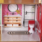 Wooden dollhouse with furniture Barbie Aurelia + sound and light effects